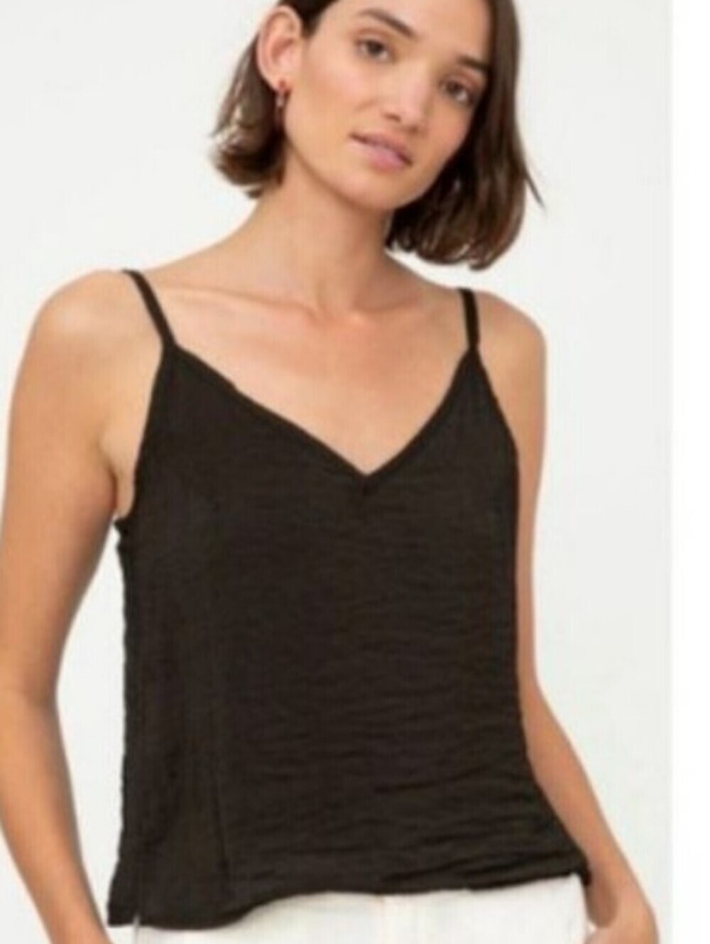 Express Women's Black V-Neck Slip Camisole Tank Top Size Medium